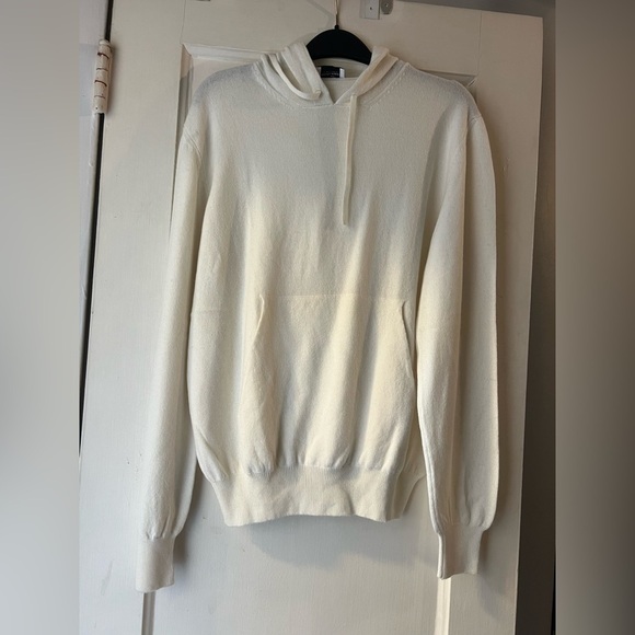 Back Label the Wellness Wear Cashmere Hoodie White S - Picture 8 of 12
